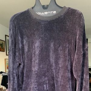 Navy chenille sweater